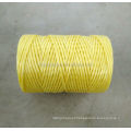 mini round baler twine packaging rope polypropylene black white